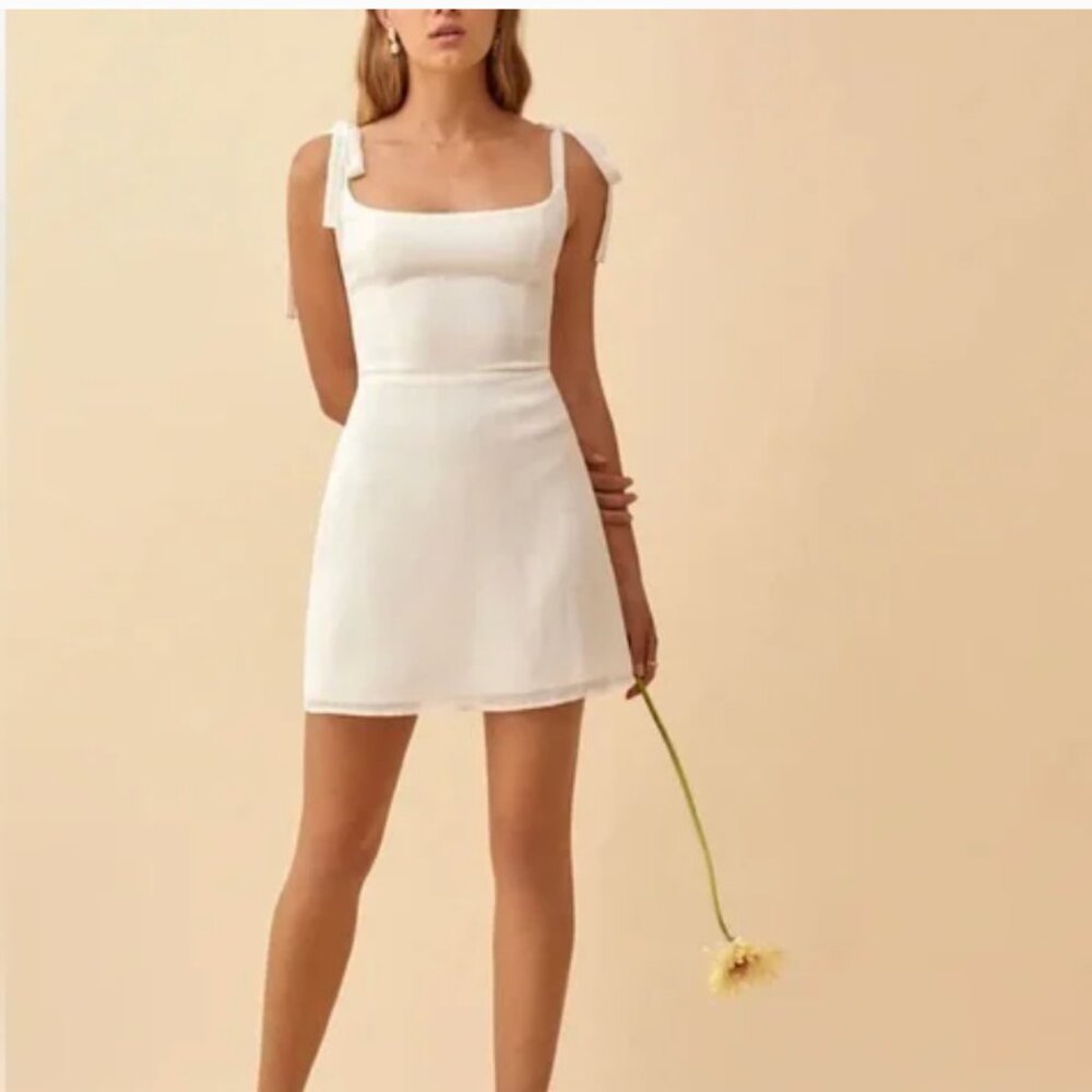 NWT Reformation Annabell Ivory Dress